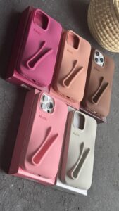 قاب موبایل ( آیفون ) رود لیپ گلس سیلیکونی ( با جعبه بدون لیپ گلس )