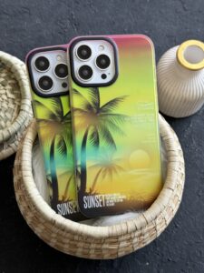 قاب موبایل آیفون هاوایی هلوگرامی ( 3001 ) - تصویر 3