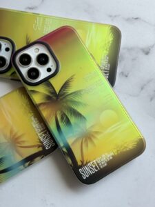 قاب موبایل آیفون هاوایی هلوگرامی ( 3001 ) - تصویر 2