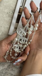 بند و آویز شنل فونتی مروارید - تصویر 2