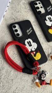 قاب موبایل ( سامسونگ - شیائومی ) میکی موس برجسته سیلیکونی ( بدون بند ) - تصویر 3
