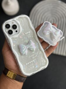 کاور ایرپاد پاپیون هفت رنگ سفید صدفی