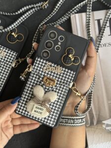 قاب موبایل سامسونگ باربری زبرا پترن سیاه و سفید