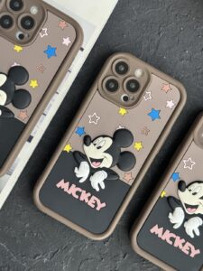 قاب موبایل میکی موس برجسته سولید - تصویر 2