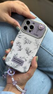 قاب موبایل آیفون گل خودتو دوست داشته باش + بدون بند - تصویر 3