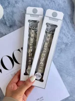 بند اپل واچ استیل پروانه نگین painted lady (کدw5062) - تصویر 2