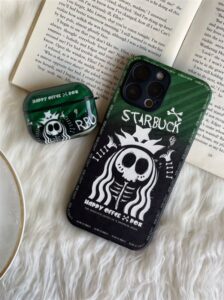 قاب موبایل آیفون استارباکس عروس مردگان محافظ لنزدار - تصویر 3