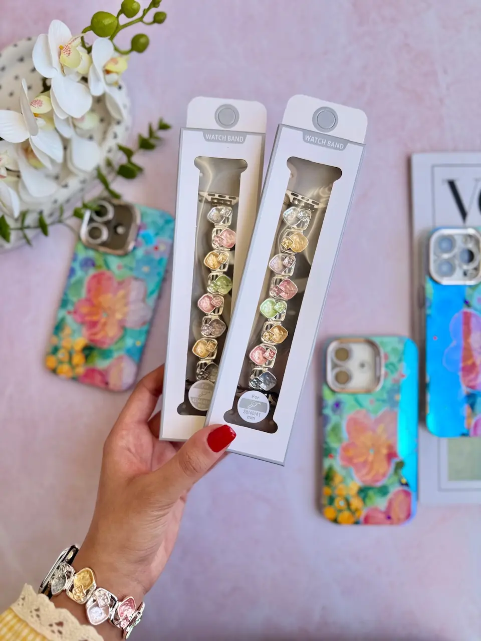 bf8859 بند اپل واچ Gem Link (کدw5065) - تصویر 1