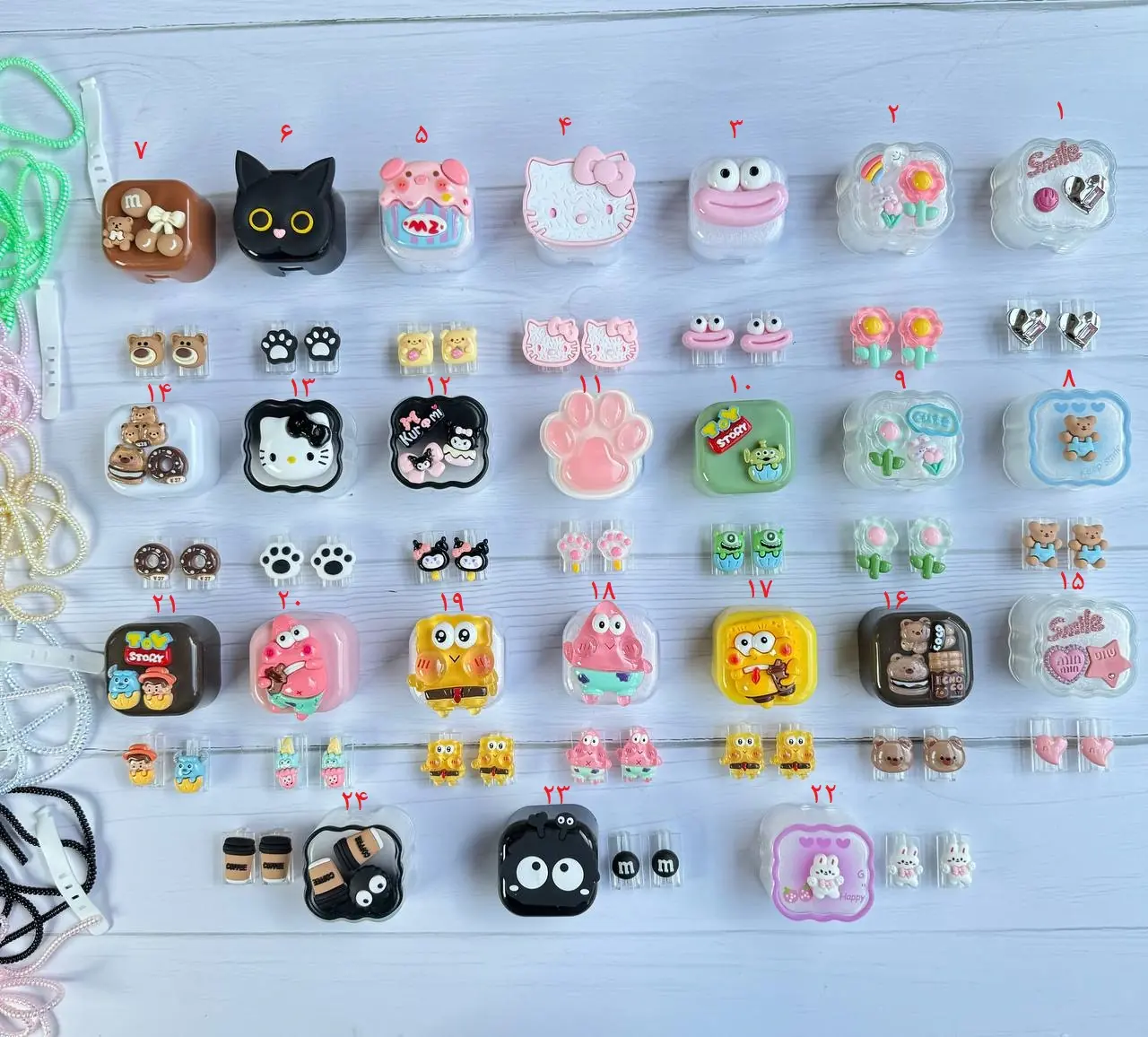 c347df محافظ آداپتور 20 وات عروسکی کارتونی (5تکه) (کدa0179) - تصویر 1