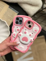 قاب پنجه سیلیکونی صورتی (کدC1615)