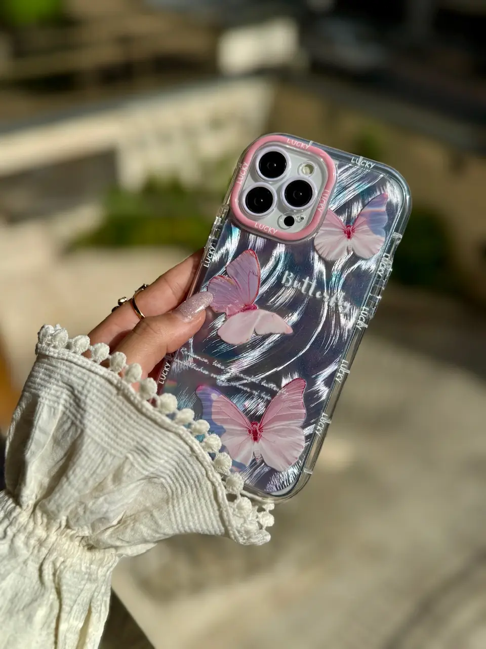 c93317 قاب پروانه لاکی (کدC2004) - تصویر 1