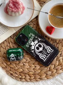 قاب موبایل آیفون استارباکس عروس مردگان محافظ لنزدار - تصویر 2