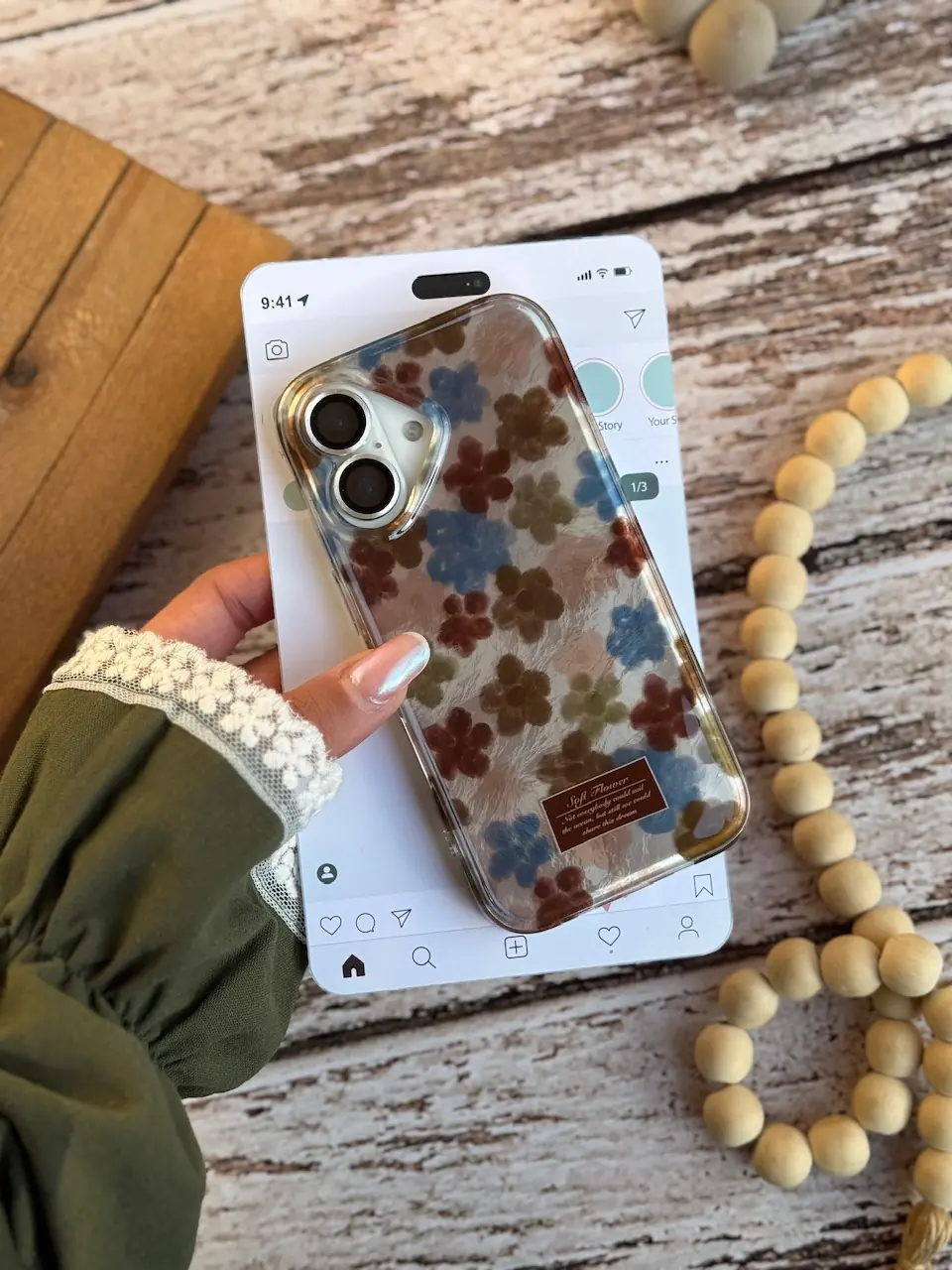 d1bacb قاب Soft Flower (کدC2160) - تصویر 1