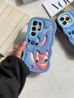 قاب سیلیکونی Stitch Couple (کدC1970)