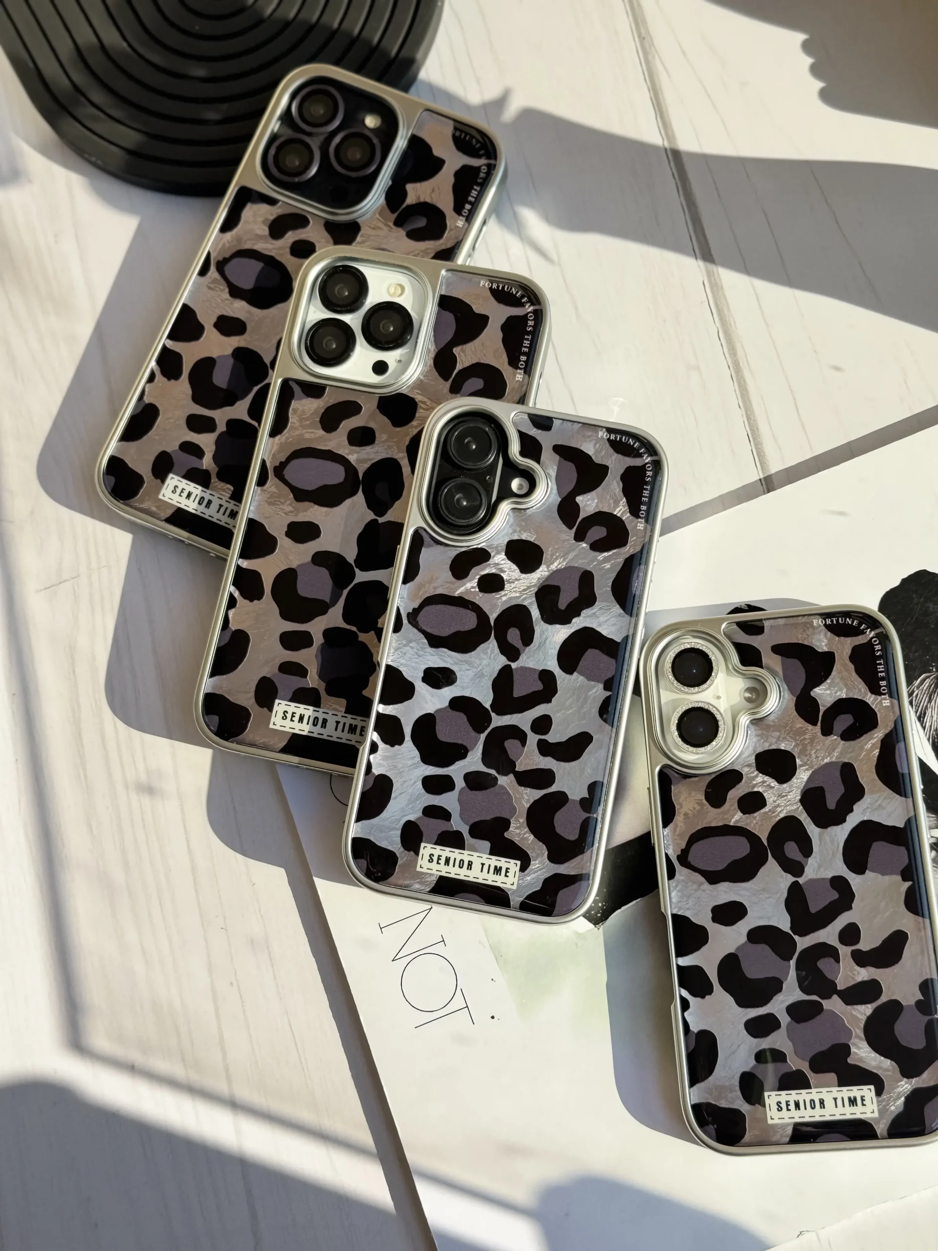 d5b3ad قاب Senior Time پلنگی آیفون (کدC1945) - تصویر 1