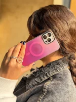 قاب Pink Glow & Aqua Breeze مگ سیف دار (کدC1909) - تصویر 3