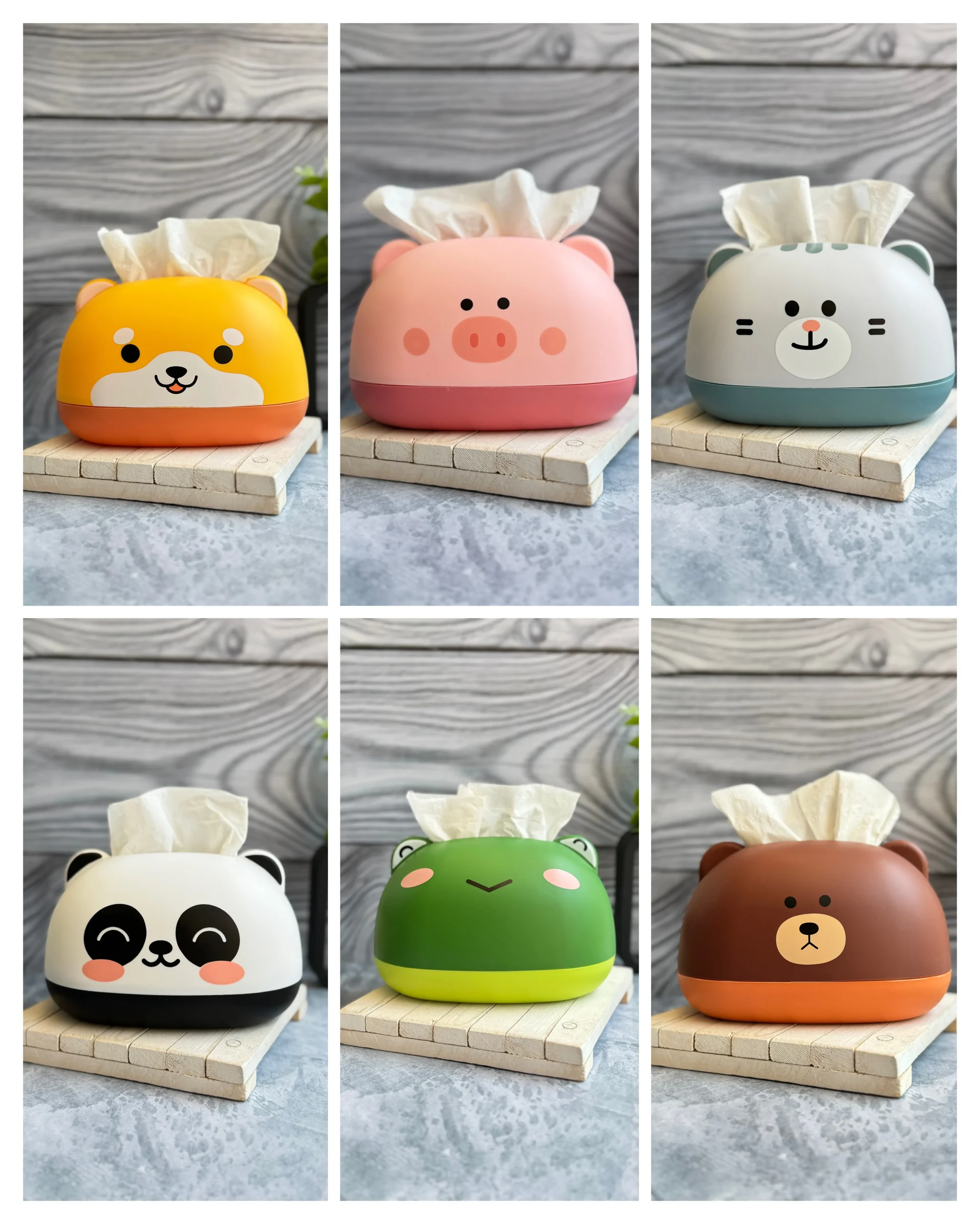 e9b119-1 جا دستمالی فانتزی حیوانات زیر رنگی (کدa0259) - تصویر 1