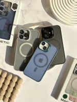 قاب Matte CasePro Lens with MagSafe استند شو با لنز رینگی (کدC1608) - تصویر 11