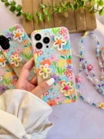 قاب باغچه با آویز و گل های برجسته (کدC2079)