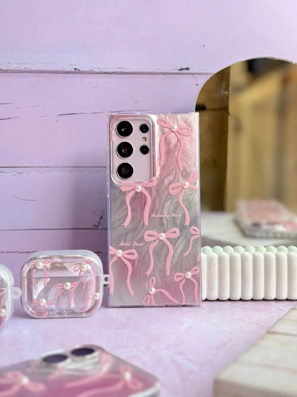 fd4f03 قاب Pink Ribbon آیفون ، سامسونگ ، شیائومی (کدC2015) - تصویر 1