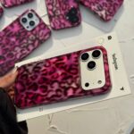 قاب گوشی پلنگي شاين كوارتز