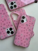 قاب گوشی آیفون مدل IMD pinky cats - تصویر 2
