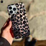 قاب گوشی آیفون مدل پلنگي شايني