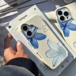 قاب گوشی آیفون مدل ماسا كيس ليليوم آبي