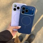 قاب گوشی آیفون مدل سيليكني لنز مگسيف دار بدون لوگو - تصویر 4