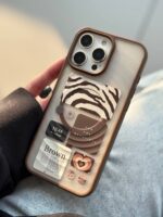 قاب گوشی آیفون مدل Brown Love case 2026 - تصویر 2