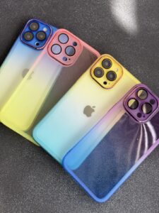 قاب موبایل آیفون یخ در بهشت دورنگ شفاف محافظ لنزدار ( 3008 ) - تصویر 2