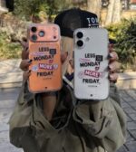 قاب گوشی آیفون Less monday more frisay - تصویر 2