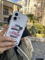 قاب گوشی آیفون Less monday more frisay - تصویر 3