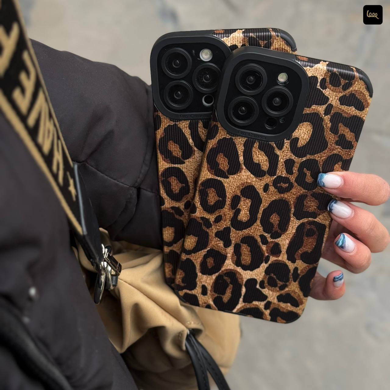 IMG_2659 قاب گوشی پلنگی هاشور - تصویر 1