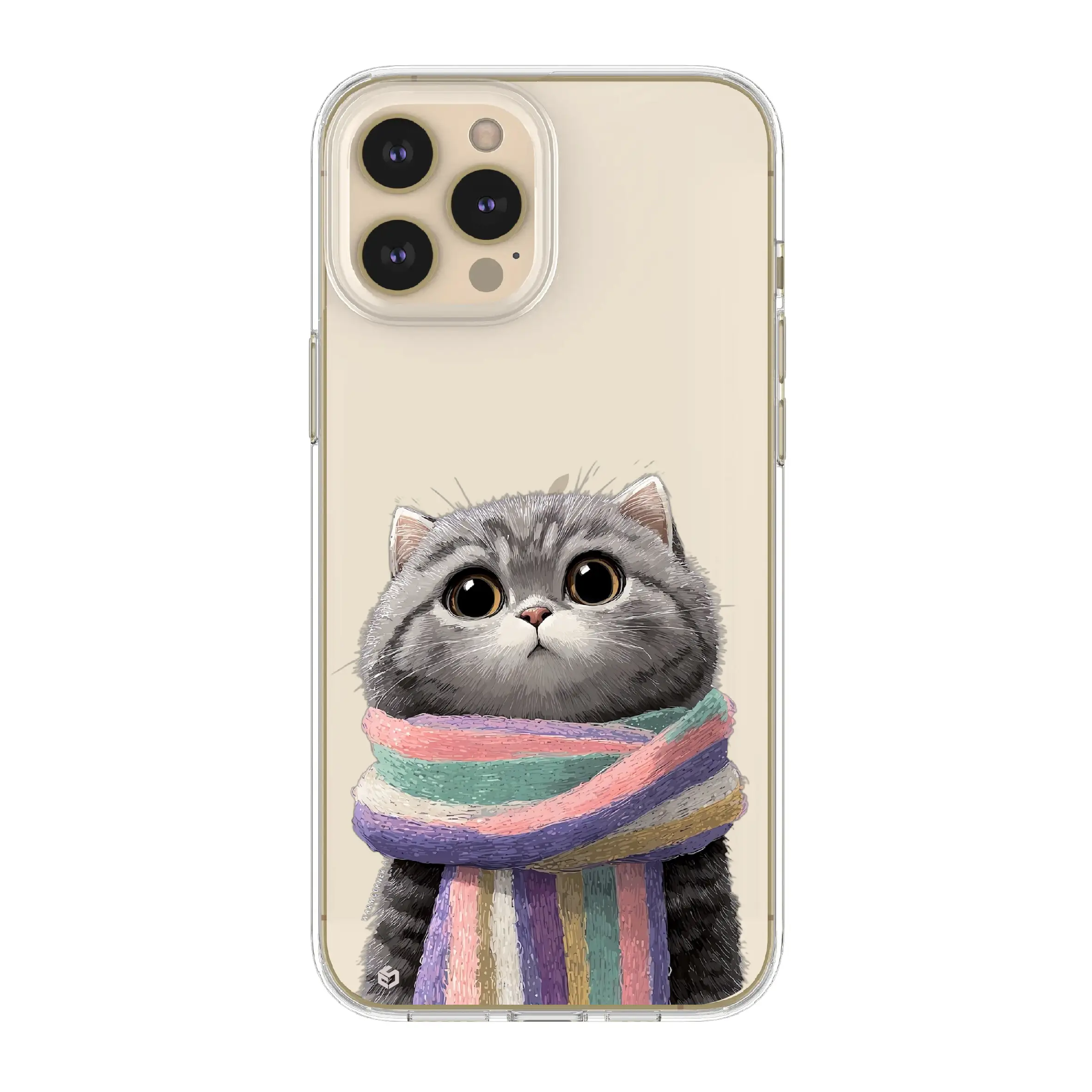 IMG_4852.jpeg قاب گوشی طرح Cat with Big Scarf - تصویر 1