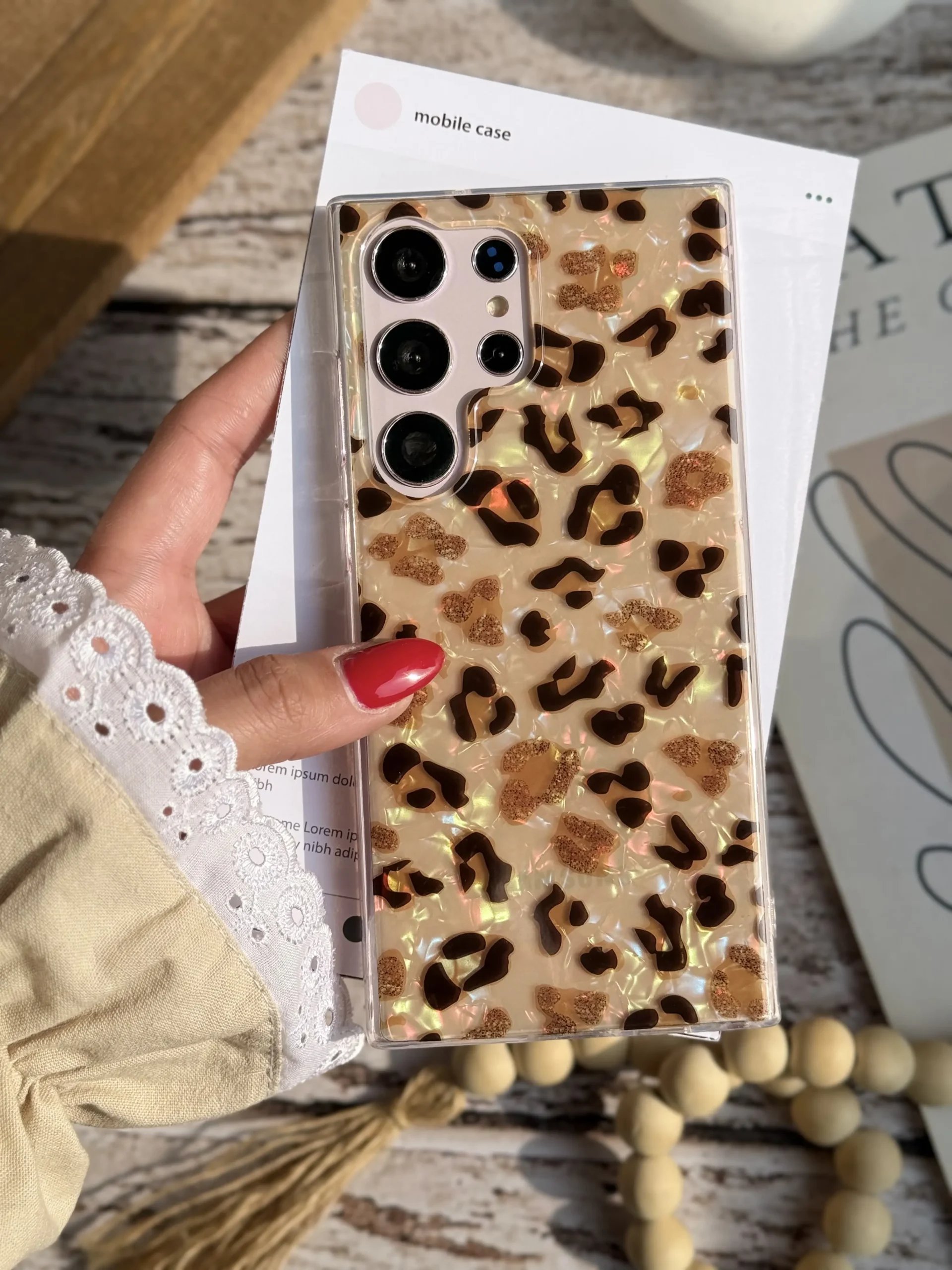 e07cd9 قاب پلنگی یخی آیفون ، سامسونگ ، شیائومی (کدC2191) - تصویر 1