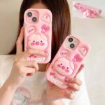 قاب گوشی طرح سيليكني پاپ آپ استندي پيگي