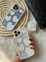 قاب قلب سفید استند دار با کاور ایرپاد (کد c1044) - تصویر 6