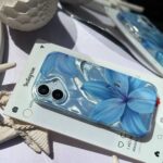 قاب گوشی آیفون لیلیوم آبی - تصویر 2