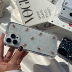 قاب آیفون اكليلي لاله صورتي ؛ - تصویر 2
