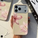 قاب آیفون لیلیوم صورتی