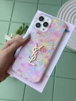 قاب YSL Pink Garden (کدC2244) - تصویر 2