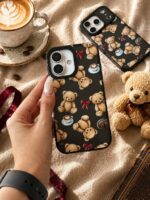 قاب گوشی آیفون teddy bow